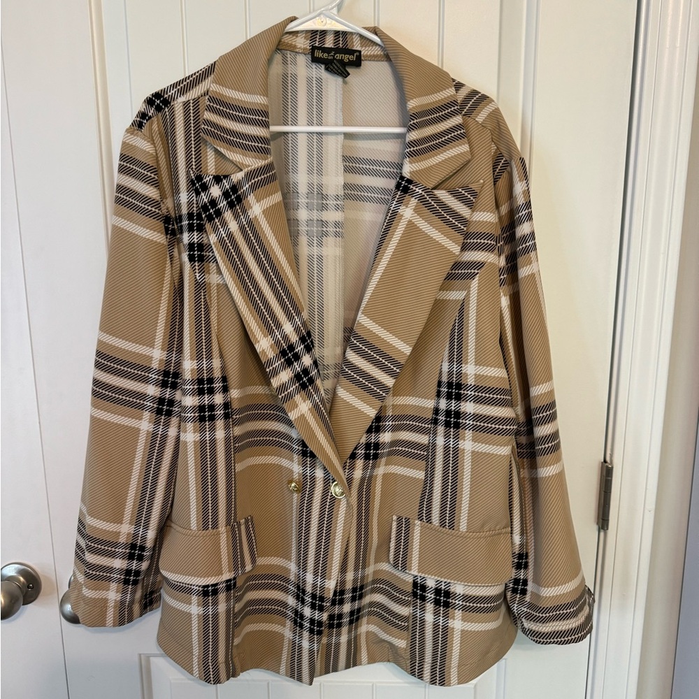 Plus size blazer
